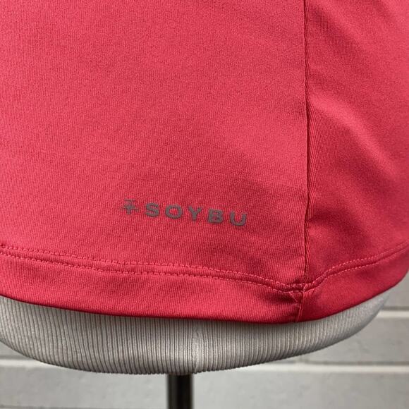 Soybu Women's Pink Active Wear Racer Back Top Size Small - Picture 4 of 11